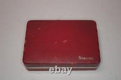 Starrett 196 Back Plunger Dial Indicator Test Kit With Case USA