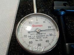 Starrett 196 Dial Indicator Anti-Magnetic Universal Back Plunger With Box