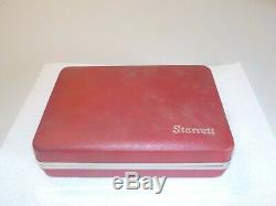 Starrett 196 Dial Indicator Anti-Magnetic Universal Back Plunger With Box