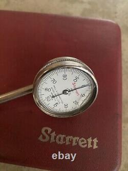 Starrett 196 Dial Test Indicator Kit Universal Back Plunger with case