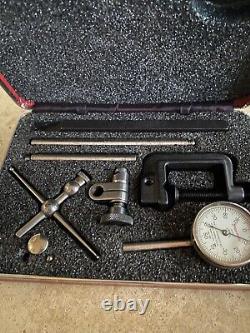 Starrett 196 Dial Test Indicator Kit Universal Back Plunger with case