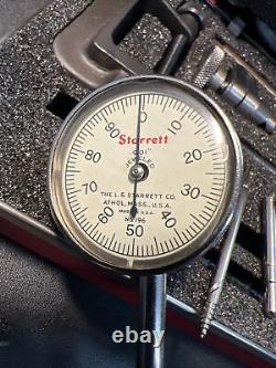 Starrett 196 Universal Back Plunger Dial Indicator 0-100 Dial