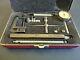 Starrett 196 Universal Back Plunger Dial Indicator with Attachments & Case USA