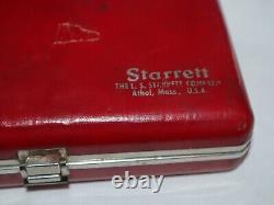Starrett 196 Vintage Universal Dial Test Indicator Set in Original Box