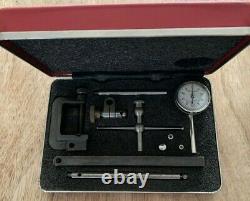 Starrett 196A Dial Test Indicator Set With Attachments in Hard Case and Box