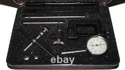 Starrett 196A Universal Dial Test Indicator Kit Plunge-Back with Case USA