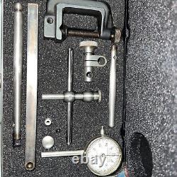 Starrett 196A Universal Dial Test Indicator Set Small Hole Lathe Tool Post & Bed