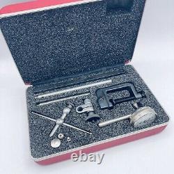 Starrett 196A1Z Dial Test Indicator Kit Universal Back Plunger withCase NICE