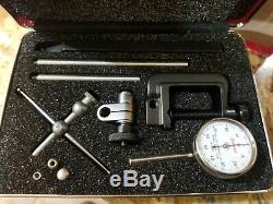 Starrett 196A1Z Dial Test Indicator W Accs & Case NEW OLD STOCK