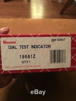 Starrett 196A1Z Dial Test Indicator with Original Box