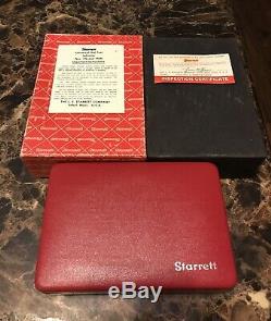Starrett 196A1Z Dial Test Indicator withBox & Case