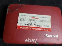 Starrett 196A1Z Universal Back Plunger Dial Indicator