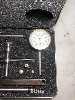 Starrett 196A1Z Universal Back Plunger Dial Indicator Full Set With Case