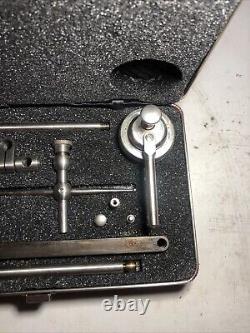 Starrett 196A1Z Universal Back Plunger Dial Indicator Full Set With Case