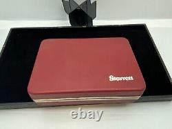 Starrett 196A1Z Universal Back Plunger Dial Indicator set in original red case