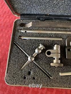 Starrett 196A1Z Universal Back Plunger Dial Test Indicator Set With Case