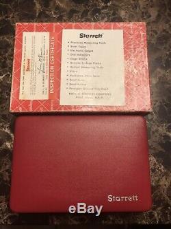 Starrett 196A1Z Universal Dial Indicator Near Mint Old Stock No Bar Code