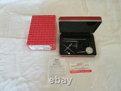 Starrett 196A5Z Dial Test Indicator Kit Back Plunger with case USA