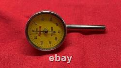 Starrett 196MB1 Universal Back Plunger Dial Indicator 3 Contact Points & Adaptor