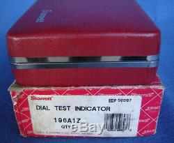 Starrett 196a1z Machinist Tool Universal Back Plunger Dial Indicator Set & Box