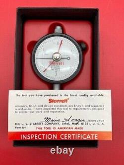Starrett 25-109J Dial Indicator 0.015 Range, 0-3-0 Reading SPECIAL