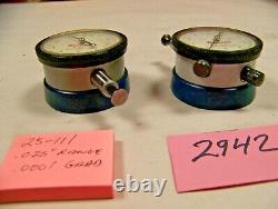 Starrett 25-111 Dial Indicator With Mag Back, Lot Of 2 Ea (item #2942)