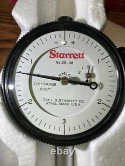 Starrett 25-116J Dial Indicator