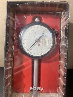 Starrett 25-136J Dial Indicator 0.075 Range, 0-15-0 Balanced Dial Mint