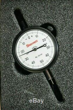 Starrett 25-141J Dial Indicator 0 to 0.250 Range, 0.001 Grad, New in Box