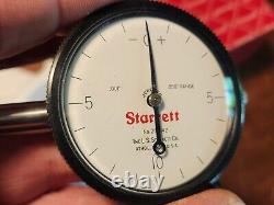 Starrett 25-142J Dial Indicator 0.050 Range, 0-10-0 Balanced Dial IN STOCK