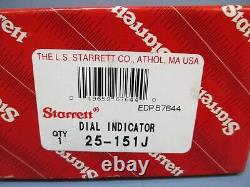 Starrett 25-151J Dial Indicator NEW