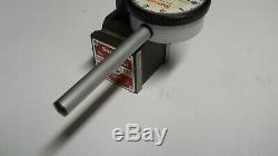 Starrett #25-2041 Dial Indicator with#657 Magnetic Base combo used