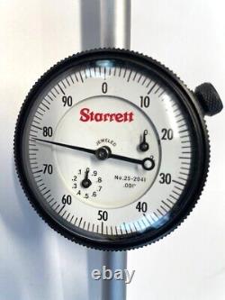 Starrett 25-2041J Dial Indicator, 0-2.000 Range. 001 Graduation