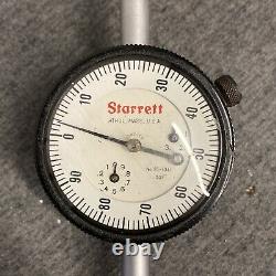 Starrett 25-3041J Dial Indicator 0-3.000 Range, 0-100 Continuous