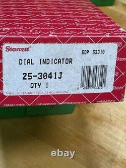 Starrett 25-3041J Dial Indicator 0-3.000 Range, 0-100 Continuous