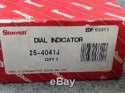Starrett 25-4041J Dial Indicator 2-1/4 4.000,0-100 Dial