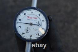 Starrett 25-4041J Dial Indicator, Long Range, 0.375 Stem Dia, Lug-on-Center Ba