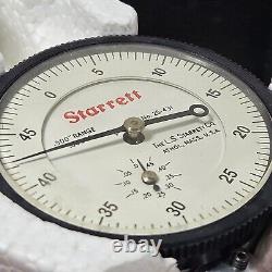 Starrett 25-431J Dial Indicator EDP 53292 AGD 2 Range 0 to 0.500 Machinist