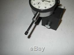 Starrett #25-441 Dial Indicator with657 Magnetic Base. 001 & 1 range used