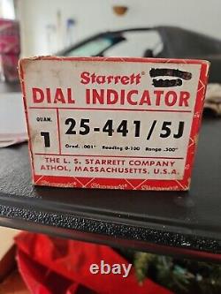 Starrett 25-441J Dial Indicator