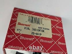 Starrett 25-441P Dial Indicator 0-1 0-100.001 AGD 25 series NEW OLD STOCK