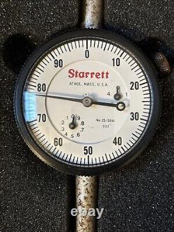 Starrett 25-5041J Dial Indicator 0.001 in