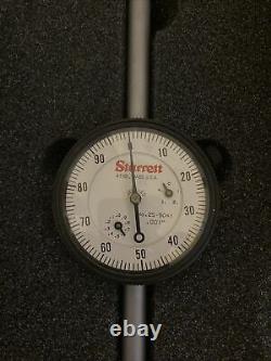 Starrett 25-5041J Dial Indicator, 0-5 Range, 0-100.001 Grads MAKE OFFER CLEAN