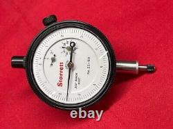 Starrett 25-511J Dial Indicator 0-0.2 Range, 0-5-0.0001 Grads IN STOCK