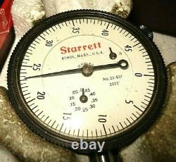 Starrett 25-631 Dial Indicator, 000 To 1 In one revolution is. 050.0005 grads