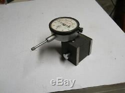 Starrett #25-631 Dial Indicator with657 Magnetic Base. 0005 & 1 range used