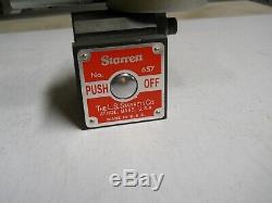 Starrett #25-631 Dial Indicator with657 Magnetic Base. 0005 & 1 range used
