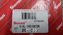 Starrett 25-881J Dial Indicator, 9.525mm Stem Dia, Lug-on
