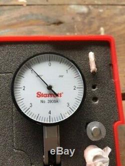 Starrett 3908A -Dial Test Indicator Set 1-9/16 White In Box Machinist Tool USA