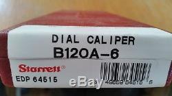 Starrett 6 inch Dial Caliper with Case